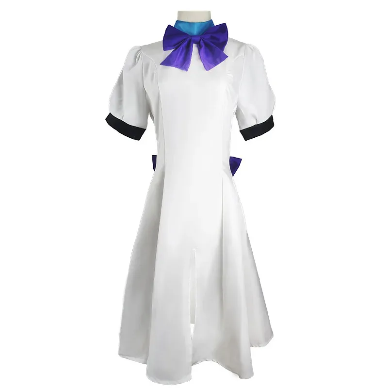 

25COSHigurashi When They Cry Ryugu Rena Cosplay Costume White Uniform Dress Halloween Ryugu Rena Cosplay Clothings