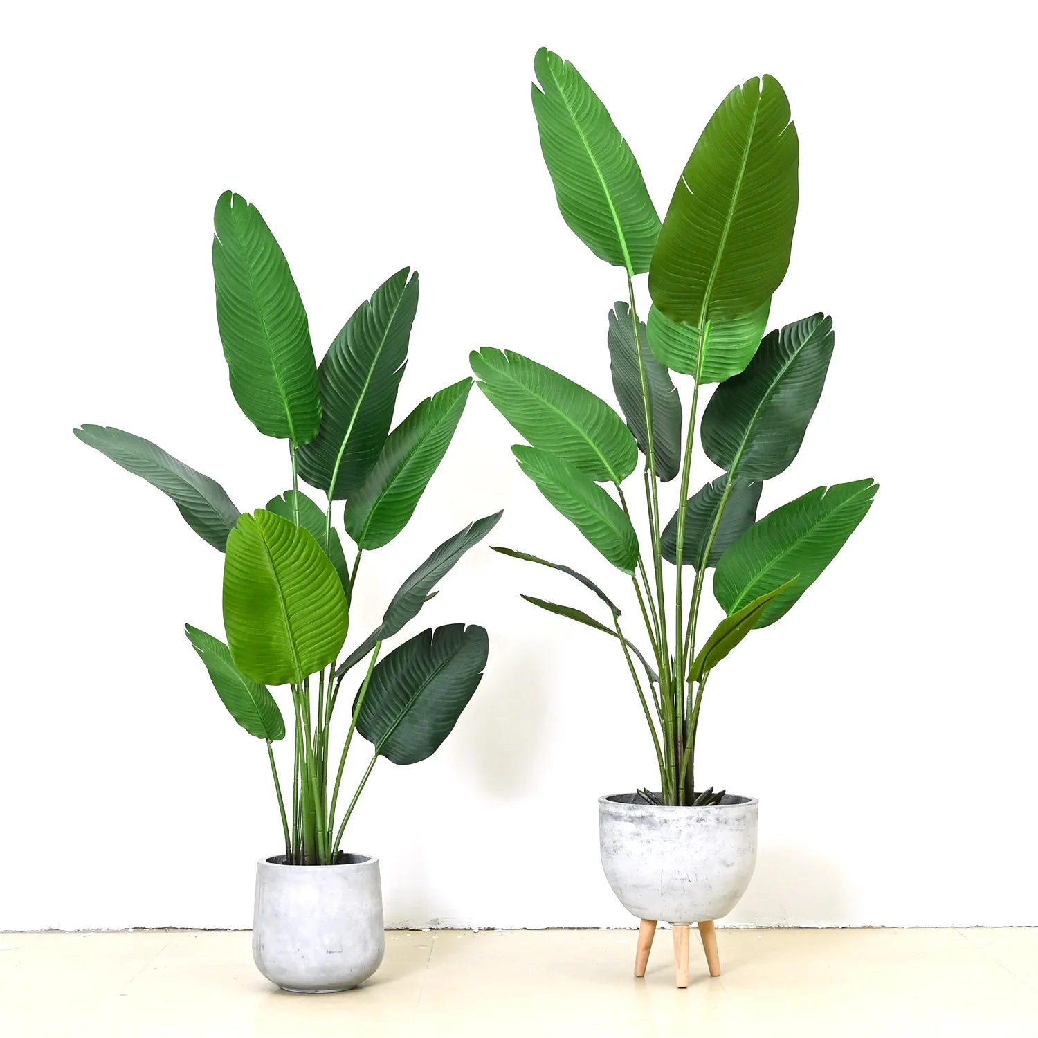 Nordic style simulation of green plants, bird of paradise, potted indoor decoration ornaments, fake plants, traveler's banana, a