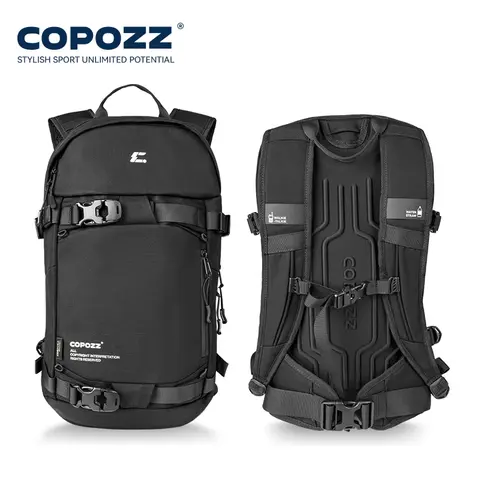 COPOZZ Ski Bag  Waterproof Lightweight Wear-resistant Travel Large Capacity Outdoor Sports Supplies Snowboard Storage Backpack