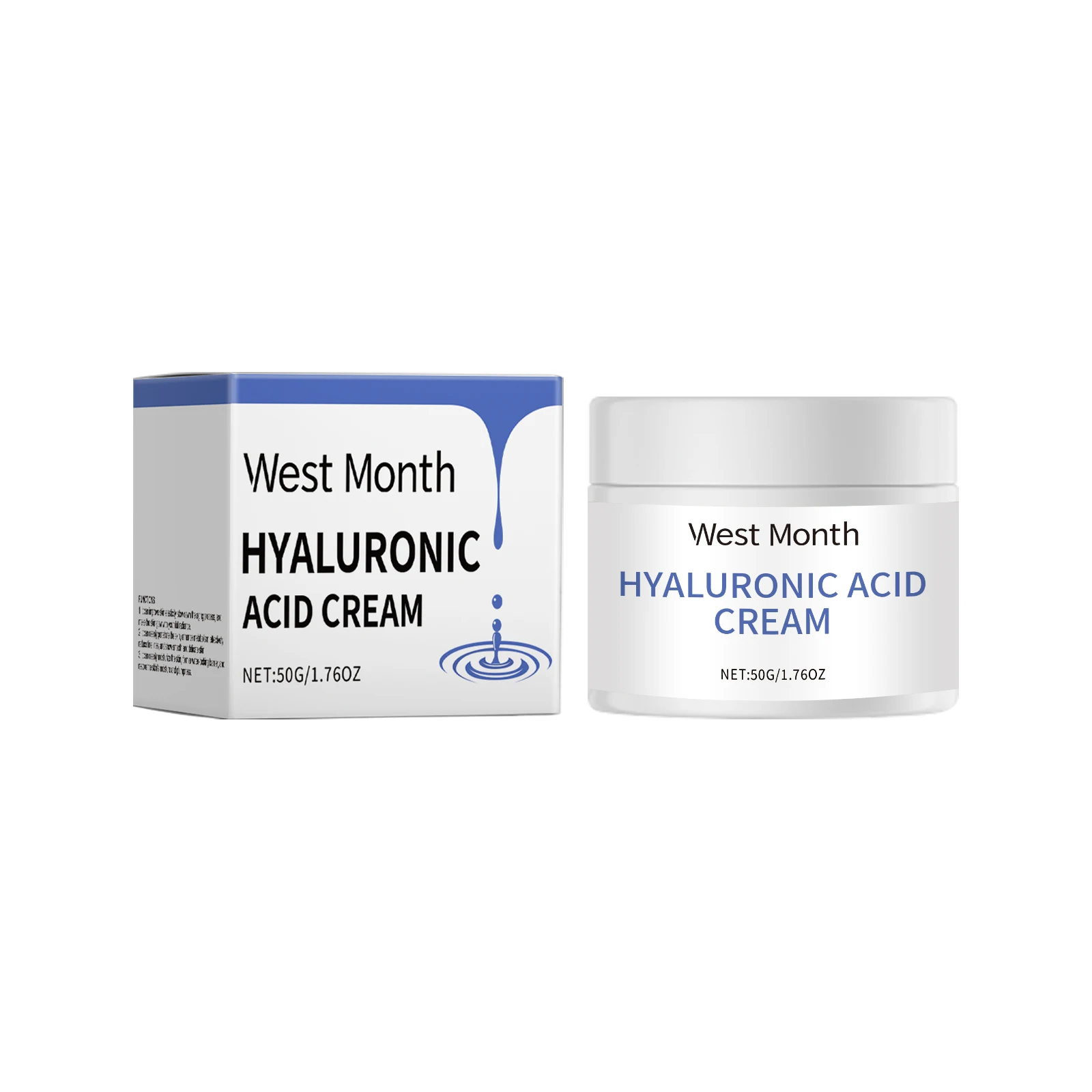 

"Hydrating Hyaluronic Acid Cream for Face – Deep Moisturizing & Plumping Anti-Aging Skincare, 1.76 oz"