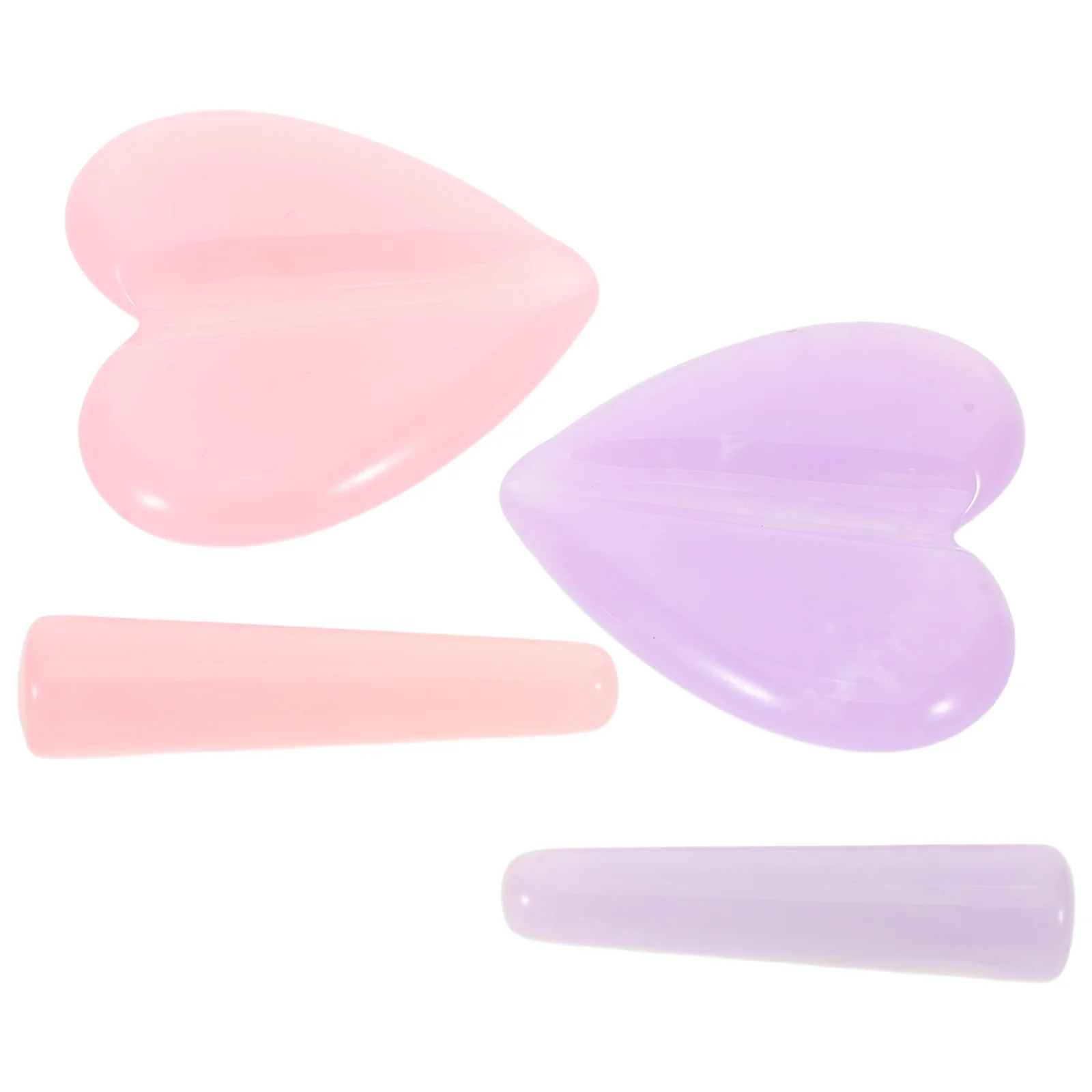 2er-Set Goldfolie Schmuckform geprägt Acryl Nail Art Rahmen Herzform Biegewerkzeug für DIY Maniküre Home Design Nagel