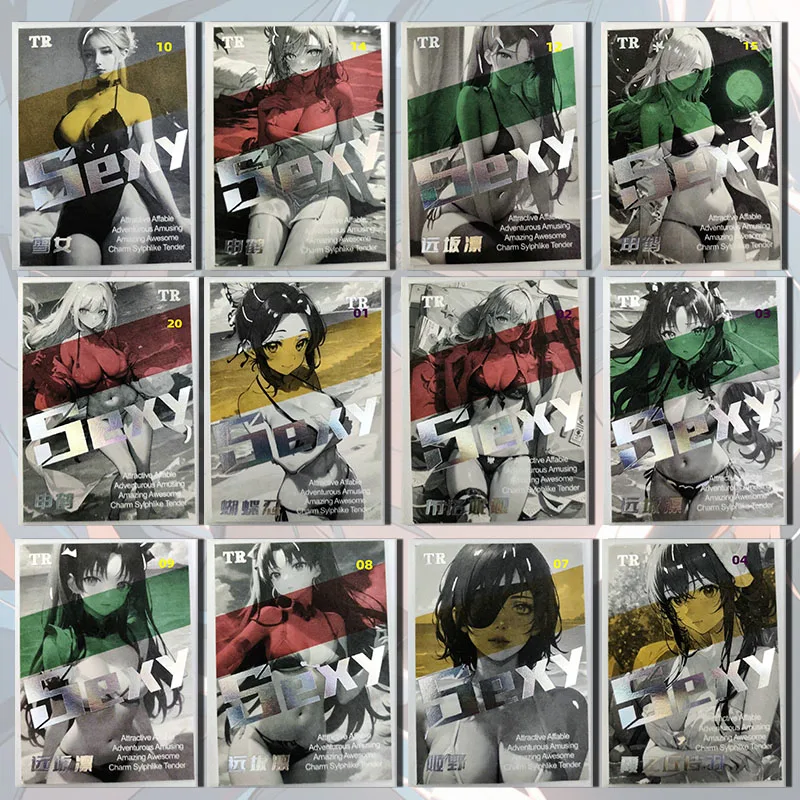 

NEW Anime Goddess Story Sexy stunner TR card Tohsaka Rin Shenhe Bronya Zaych Game Collection boy Birthday Christmas gifts