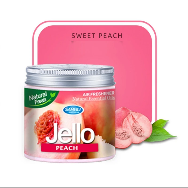 Car 220G Jello Perfume Air Freshener Car Balm Deodorizing Long-Lasting Fragrance Scent Car Aromatherapy