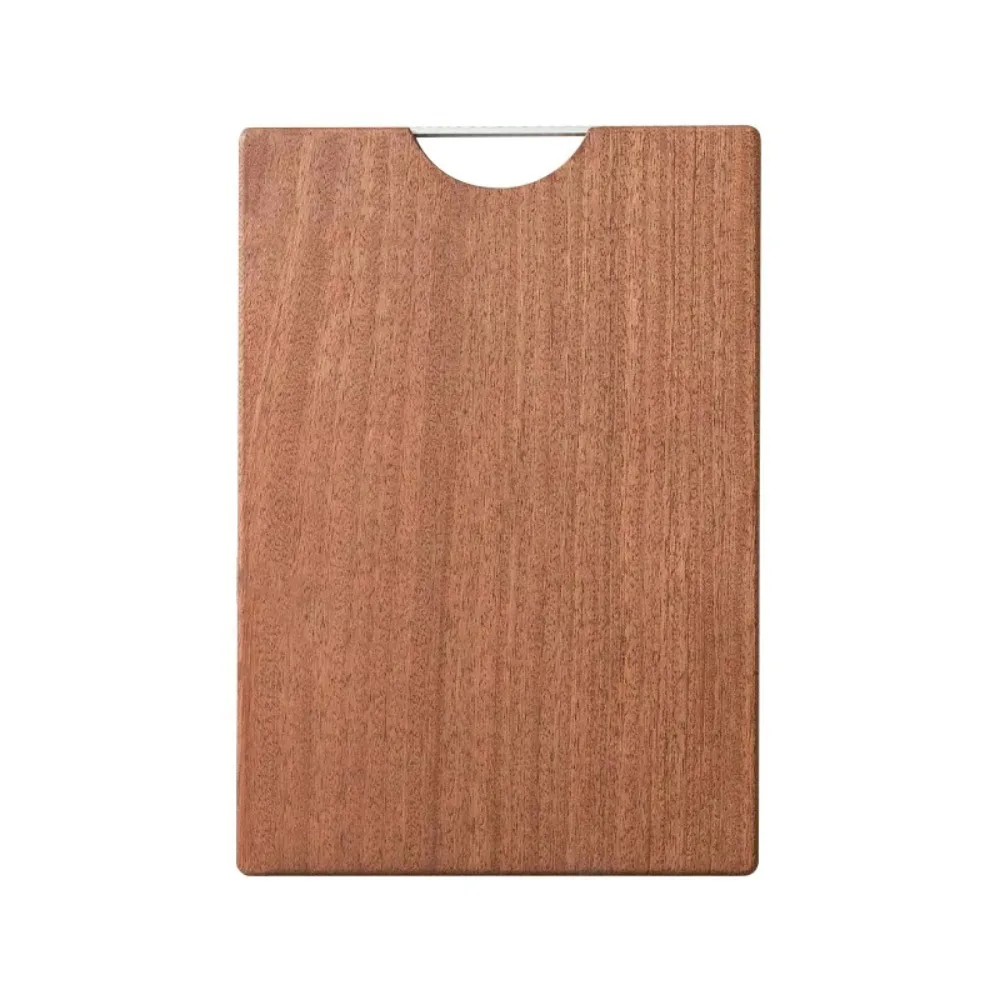 

Прямоугольная разделочная доска из черного дерева, антибактериальные утолщенные деревянные разделочные блоки, нескользящая разделочная доска с защитой от плесени, ресторан