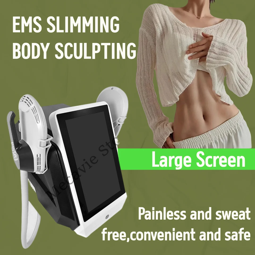 

RF Body Contouring Machine Dual Handle Electromagnetic Muscle Building Fat Burning Weight Loss Device 2026 New