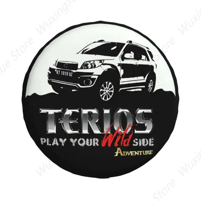 Custom Terios Tire Cover 4WD 4x4 SUV Spare Wheel Protector for Mitsubishi Pajero 14