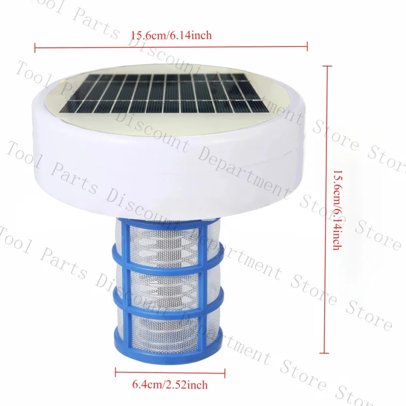 Swimming Copper Ion Purifier Floating Suppression Algae Removal Device Pool Lonizer Up To 35000 Gal