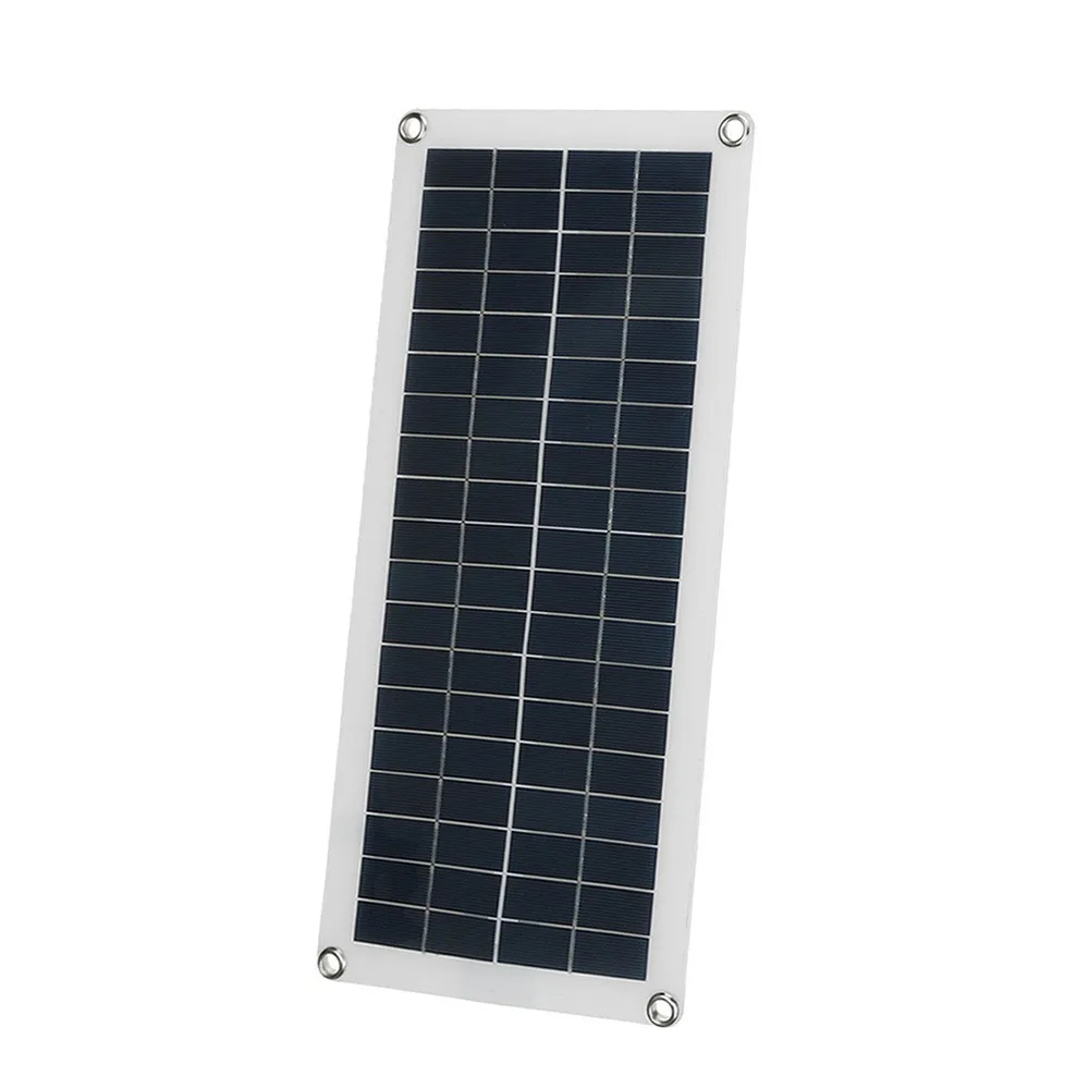 10WPolycrystalline Silicon Solar Flexible Panel Suitable for Outdoor Camping Portable Charging Car Battery Boat Battery Charging