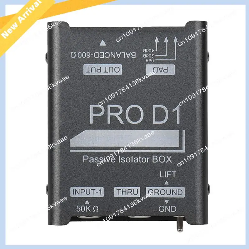 

M01K Audio Isolator Mixer Microphone Common Ground Filter Bass Guitar DI Box Instrument Sensor