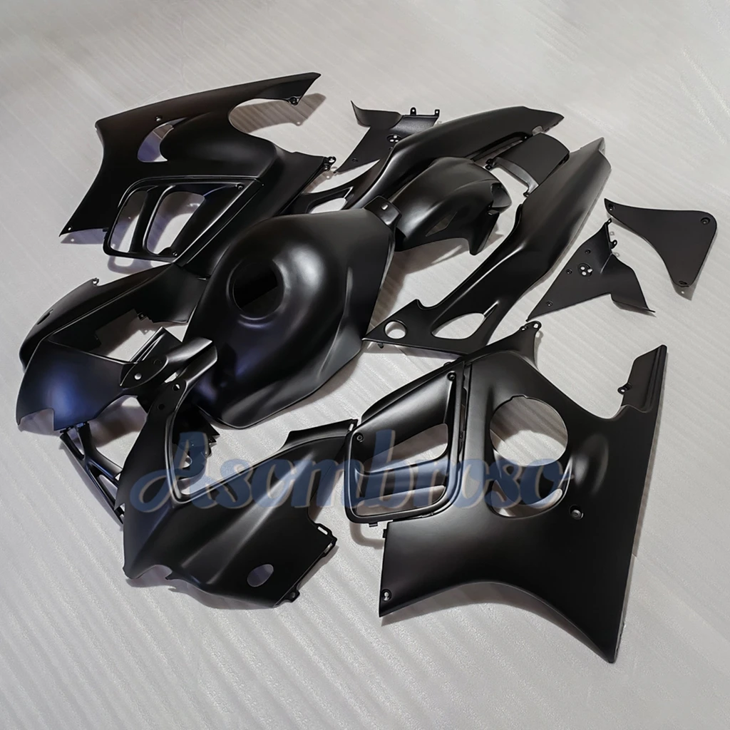 مجموعة هدايا كاملة من البلاستيك للدراجات النارية لهوندا 1997 1998 CBR600F3 97 98 CBR600 F3 مجموعة هيكل السيارة مطلية باللون الأسود غير اللامع