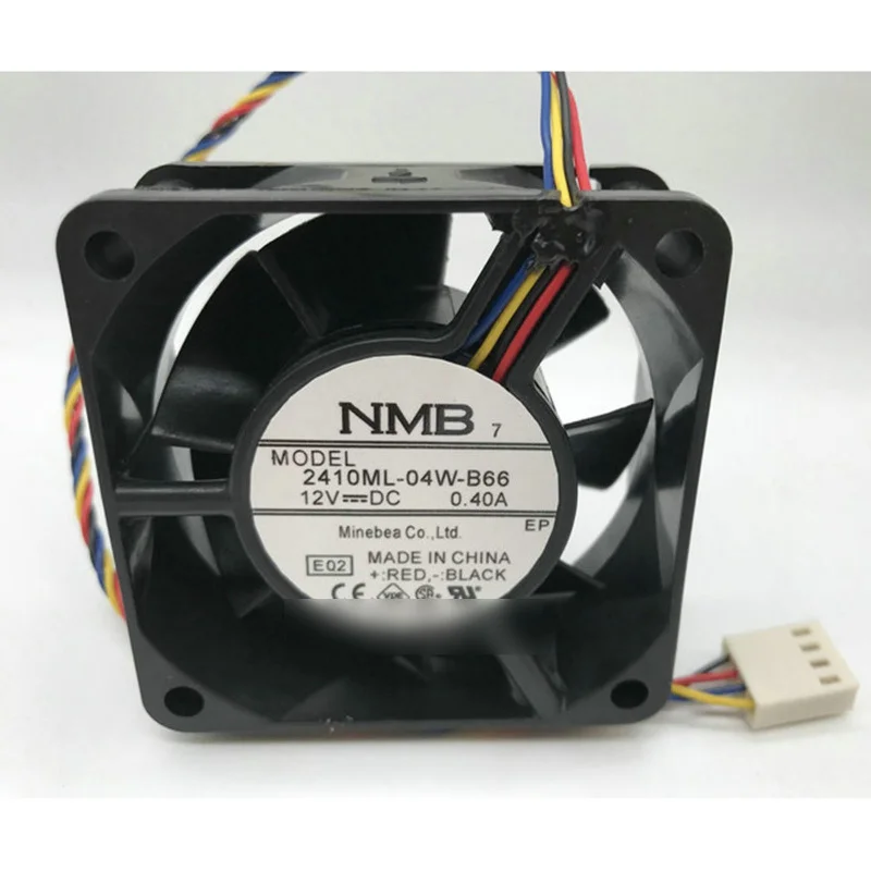 

M New NMB 2410ML-04W-B66 DC12V 0.40A 4-wire chassis cooling fan#QW