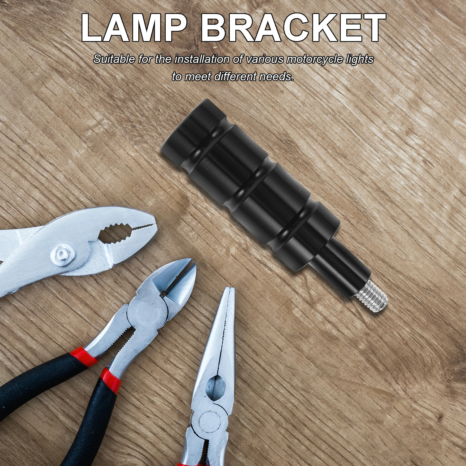 

Motorcycle Light Holder Fog Mount Atv Attachments Mounting Bracket Headlights Bar Brackets Led Aluminum Alloy