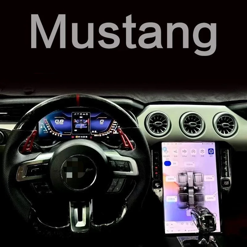 14.5“ For Ford Mustang 2015 2016 2017 2018 2019 2020 2021 Screen Bluetooth Car Radio Android Player Stereo Receive Automotive