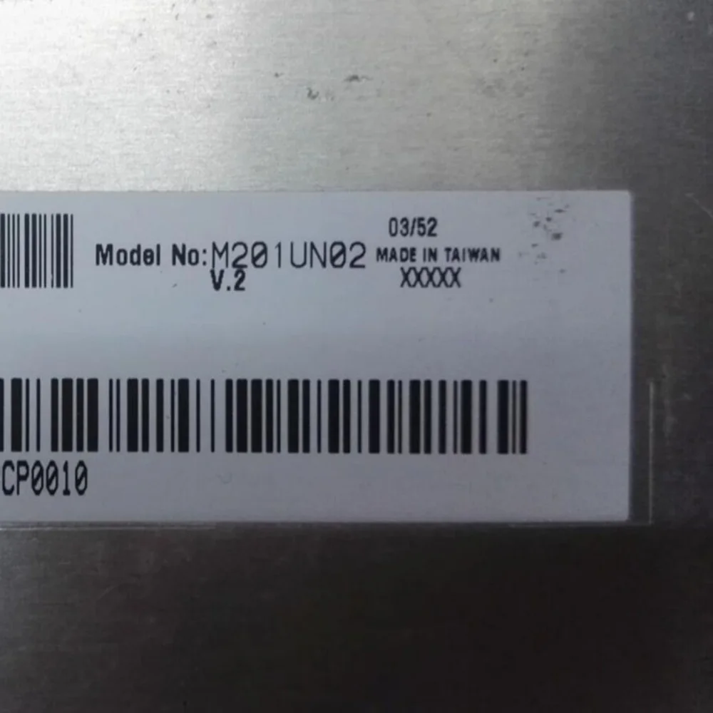 Schermo LCD M201UN02 V2 da 20,1 pollici 1600×1200