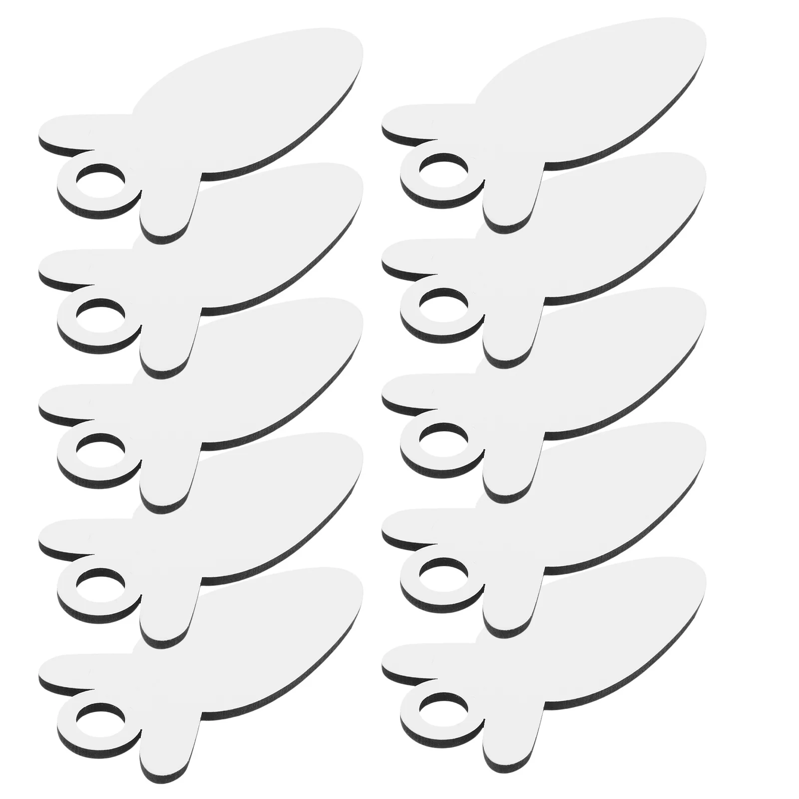 

10pcs Carrot Shape Sublimation Blanks Acrylic Diy Unfinished Nameplate For Home Office Wedding Decor Sublimation Plaque