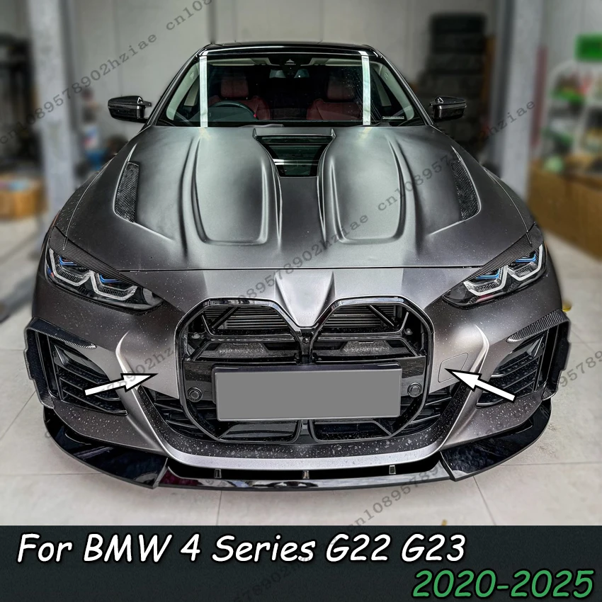 

Модернизированная решетка для рассеивания тепла в спортивном стиле для BMW G22 G23 2020-2025, 2-дверная глянцевая черная гоночная решетка CS/двухлинейный стиль