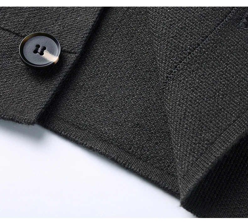 Autumn cardigan men's knit sweater Korean version casual outerwear jumper big size men's spring and autumn thin jacket plus size - Image 6