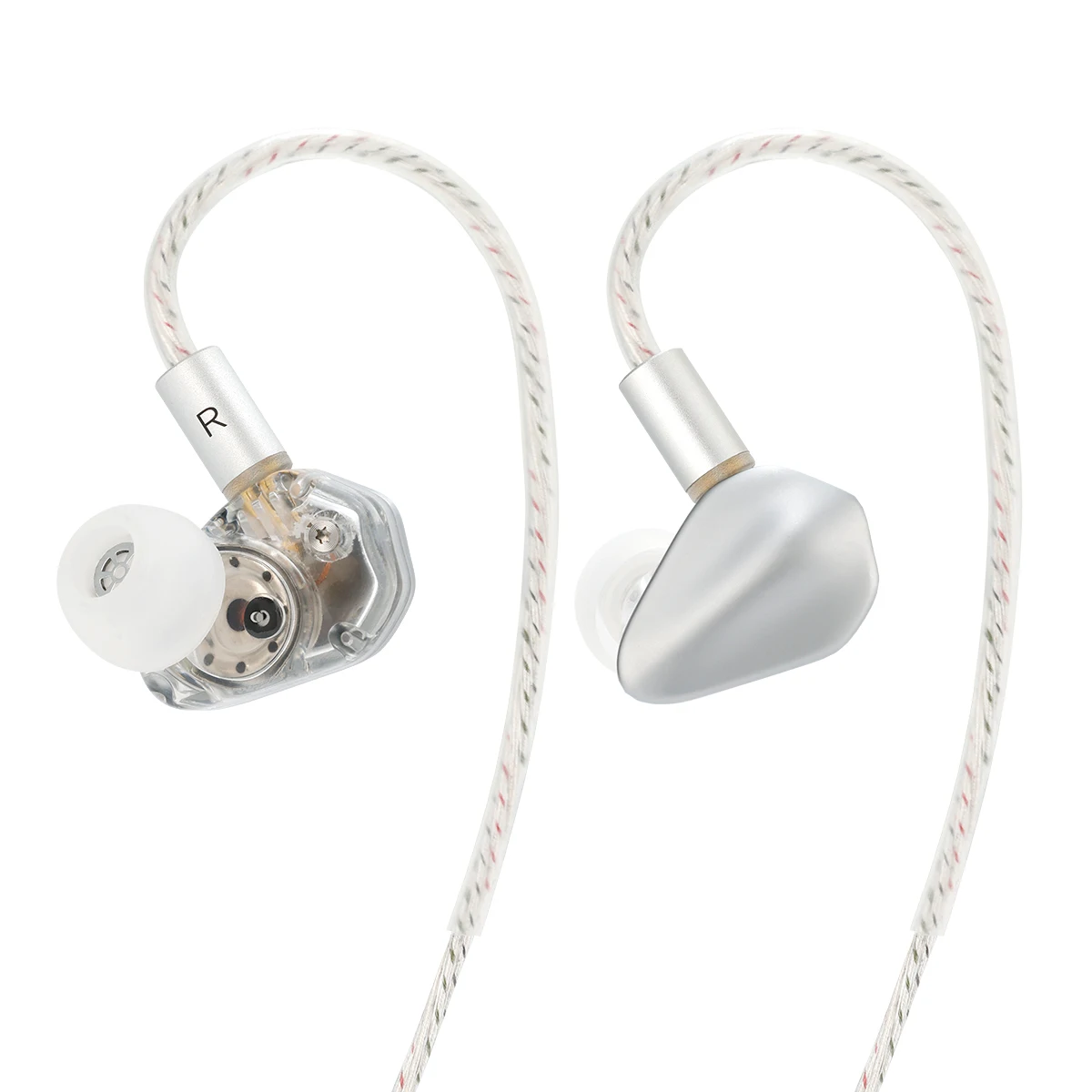 KEFINE Loric PU+ チタンダイアフラムインイヤーモニターイヤホン Hi-Fi リスニングゲーム用取り外し可能なケーブル
