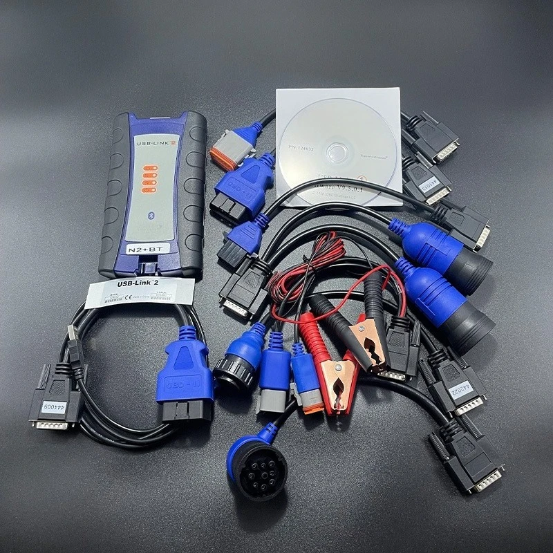 Bluetooth Heavy Duty Diesel Truck Diagnostic Adapter Compatible With USBLink2 125032 Diesel Engine Scan Tool