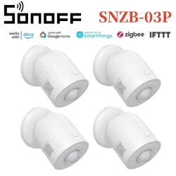 SONOFF SNZB-03P Zigbee Motion Sensor Light Detection Local Smart Scene Home Automation via eWeLink APP Alxea Google Home Alice