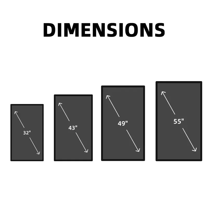 Touch Screen Display Digital Signage and Displays Wall Mounted Lcd Digital Signage Digital Advertising Board