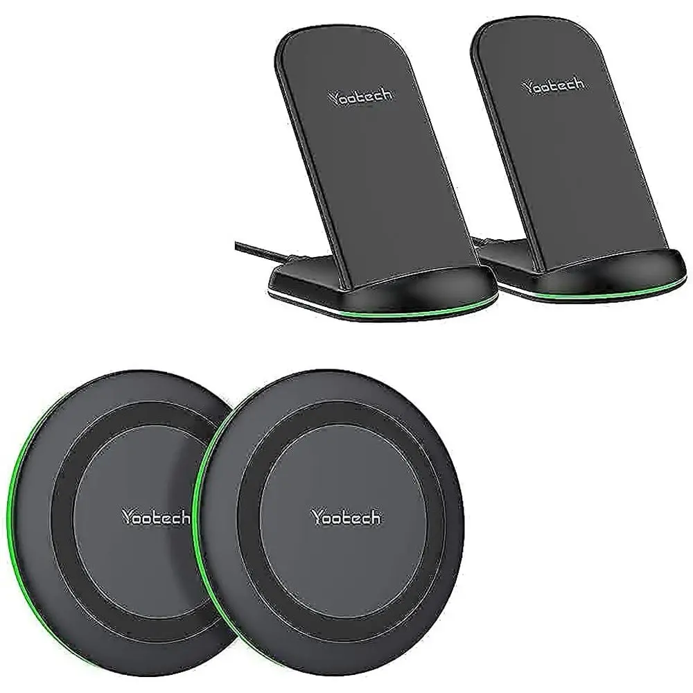 

Wireless Charging Bundle with Pad and Stand (4-Pack)