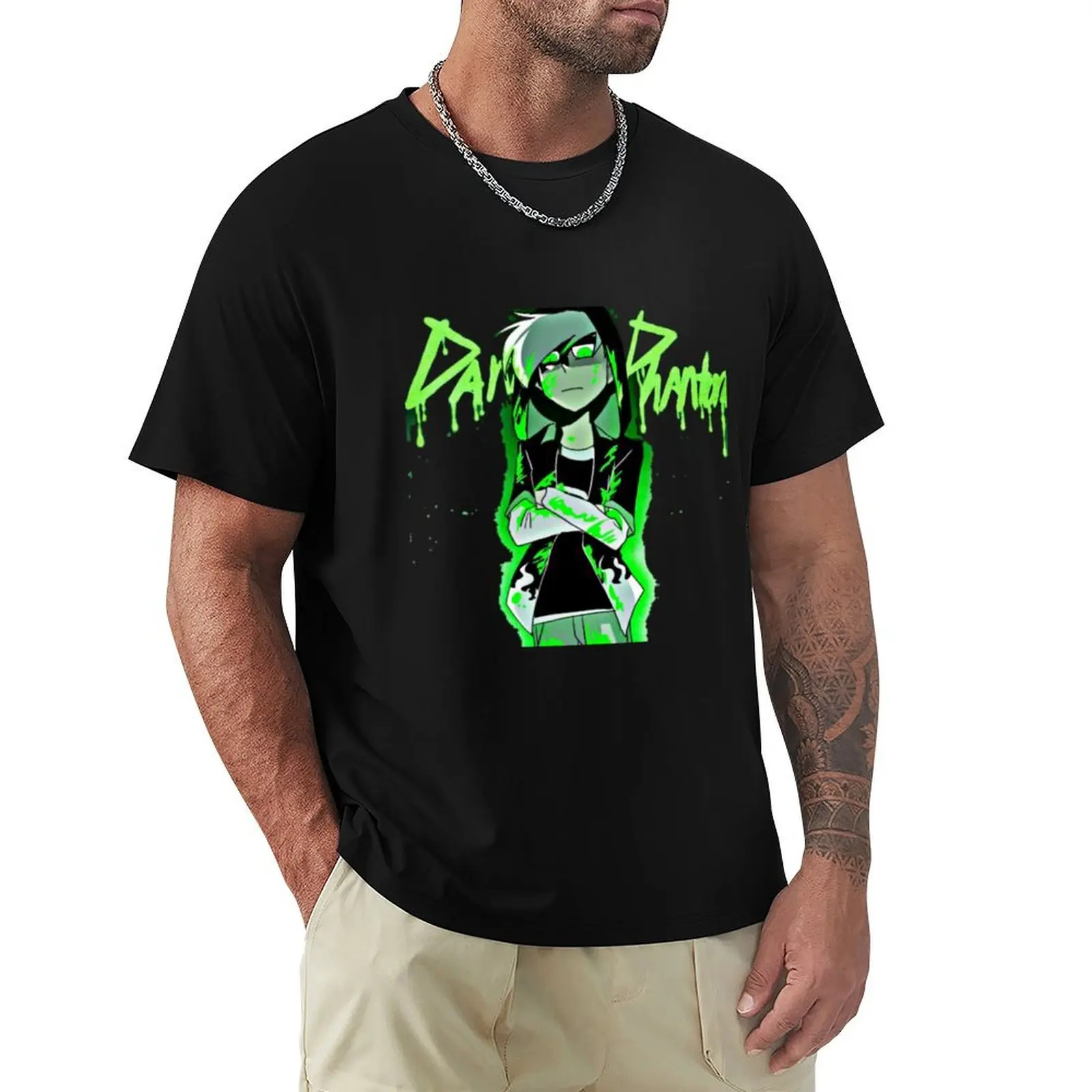 Danny phantom T-Shirt Abstract Pattern Print Top