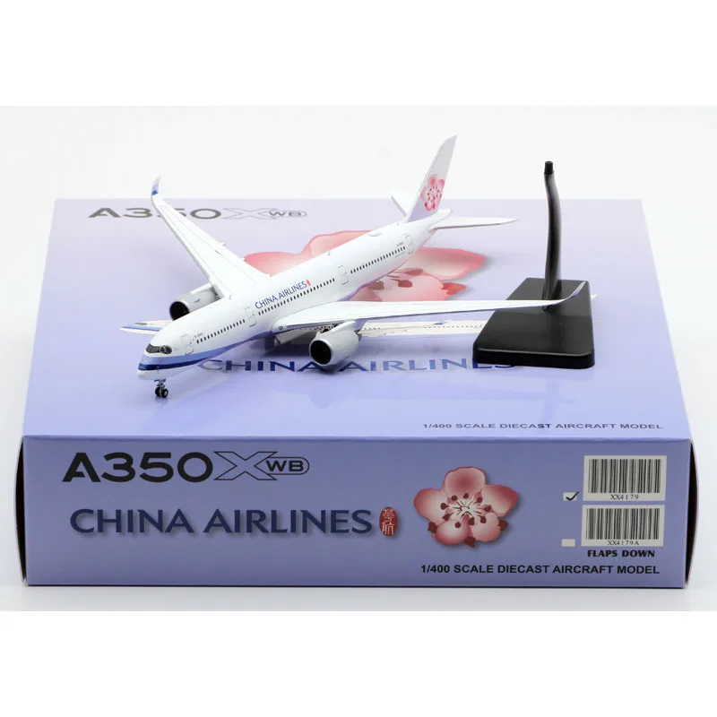 

XX4179 Alloy Collectible Plane Gift JC Wings 1:400 China Airlines "Skyteam" Airbus A350-900XWB Diecast Aircraft Model B-18912