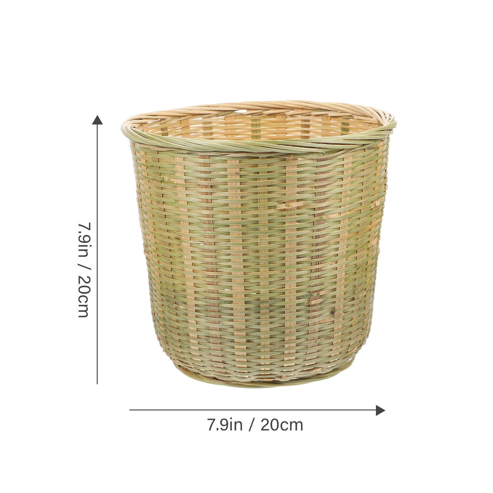 Home Decor Bamboo Storage Basket Treats Serving Baskets Round Snack for Organizing Woven Office