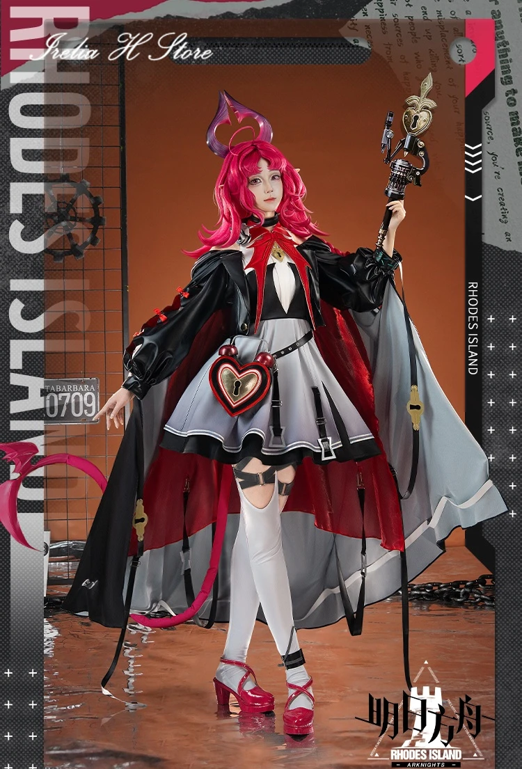 Irelia H Store Arknights Nymph Cosplay Costume Game Arknights Nymph Unifrom Dress Halloween Costumes Female