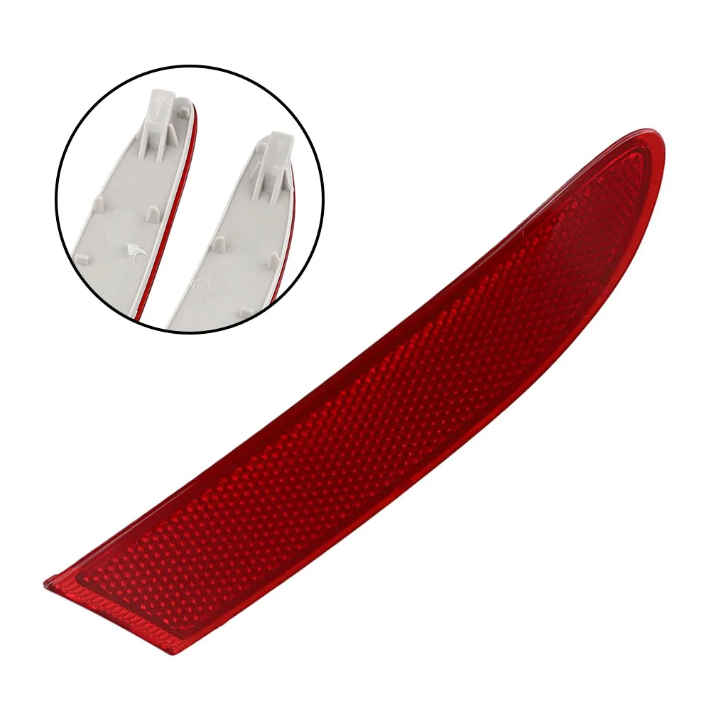 For Hyundai i10 2017-2018 Red ABS Rear Bumper Reflector Pair OEM 92405 B4700 92406 B4700 Direct Fit Replacement
