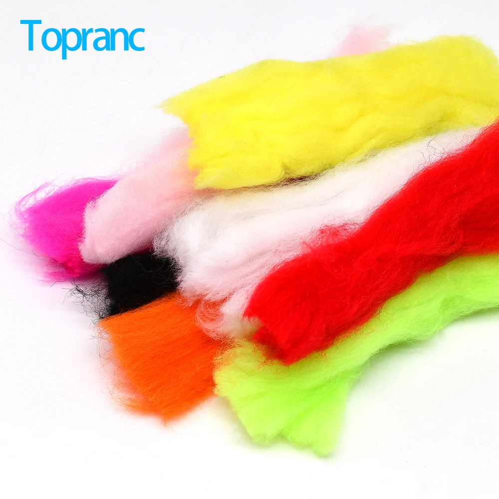 8 paquets de fibres synthétiques pour la fabrication de mouches, 15 cm de long, plume de synthèse pour streamer, pour leurres artificiels de pêche à la mouche pour truites et achiganes
