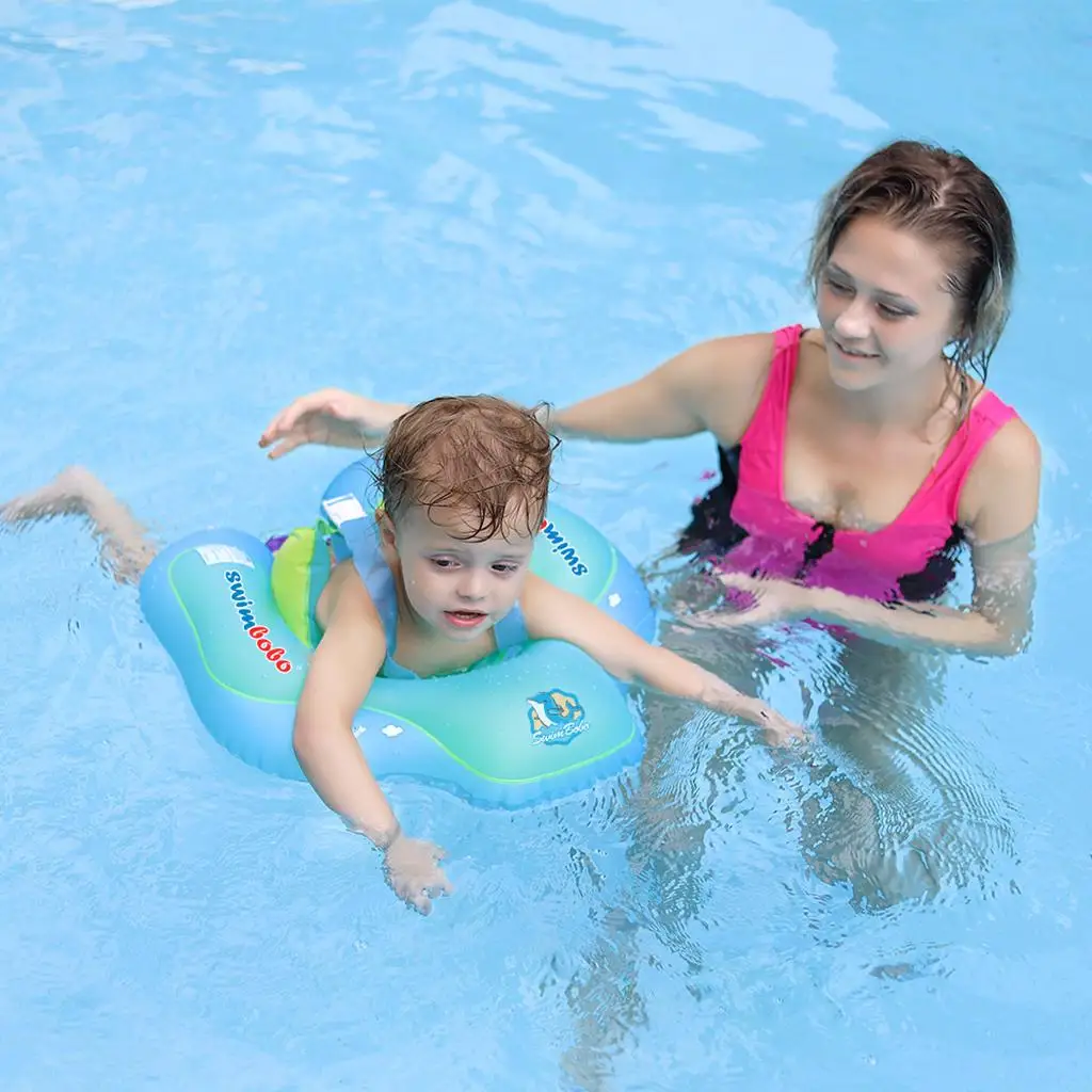 

Infant Baby Swimming Ring Swim Pool Accs Circle Bath Double Raft Water Toy