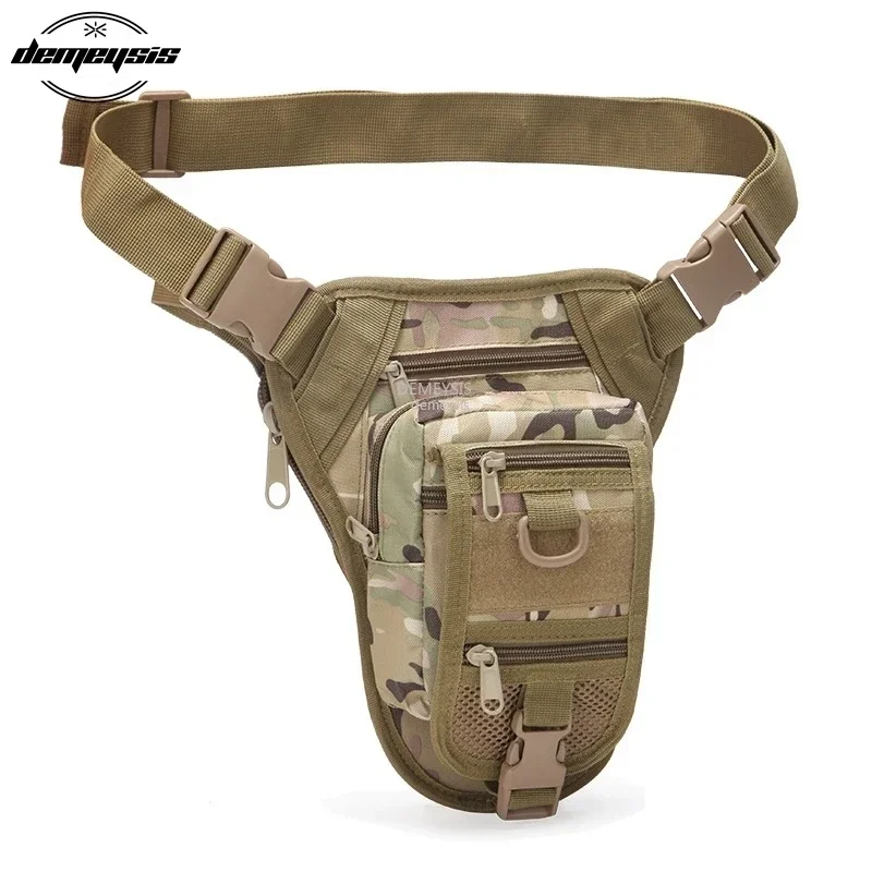 Tactical Leg Bag Outdoor Hunting Tool Thigh Pack Motorcycle Riding Waist Bag for Hiking Camping Cycling