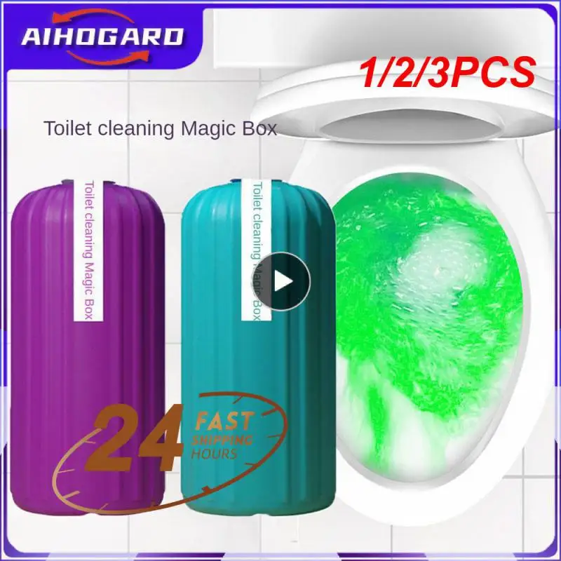 1/2/3PCS Foaming Cleaners Automatic Toilet Cleaner Bathroom Deodorizer Flush Bottled Bubble Amazing Toilet Deodorizer