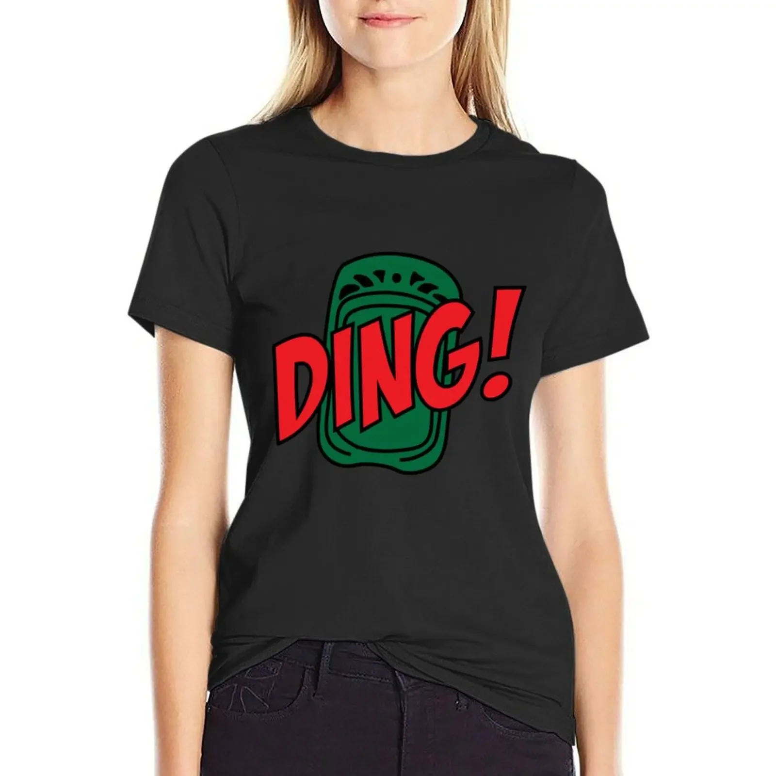

Gambit coin DING! T-Shirt quick drying funnys quick-drying Woman fashion