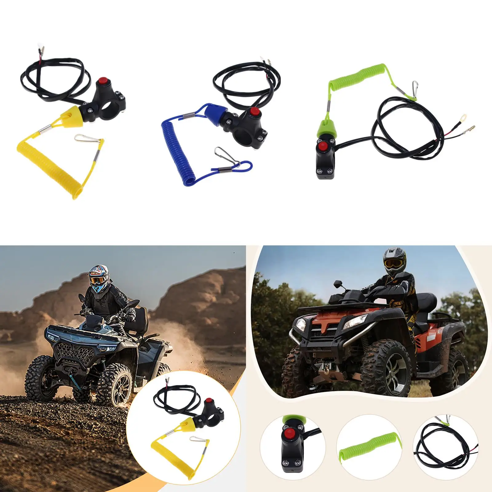 

Аварийный выключатель со шнурком, универсальный, запасные части, кабель 70 см для