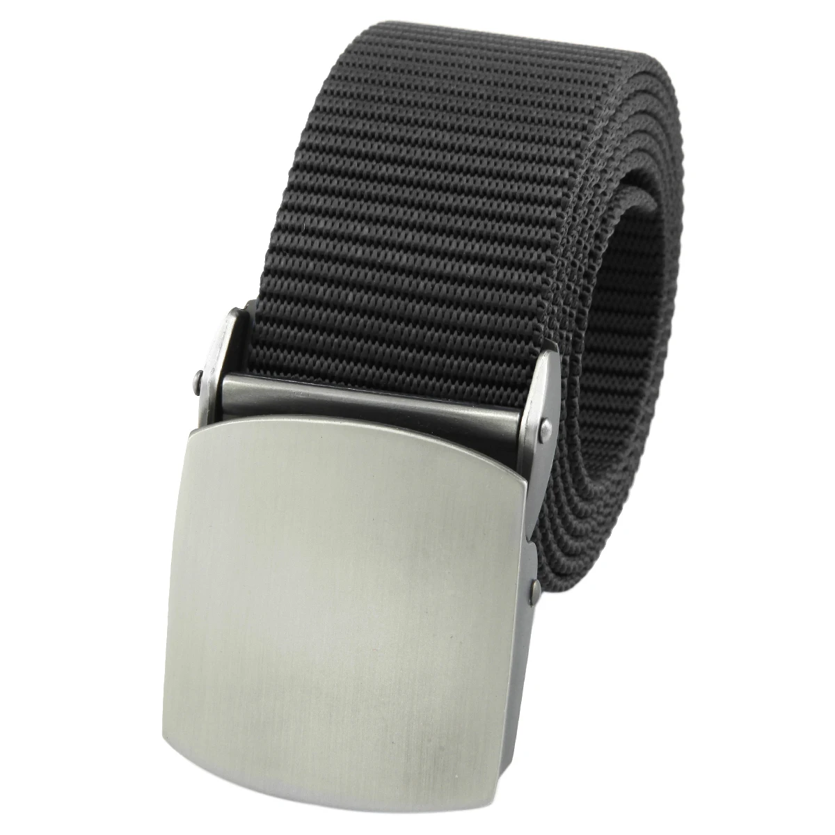 

Casual Men Belts Nylon Male Belt Solid Color Cowboy Belt Canvas Long Waistband For Jeans Pants