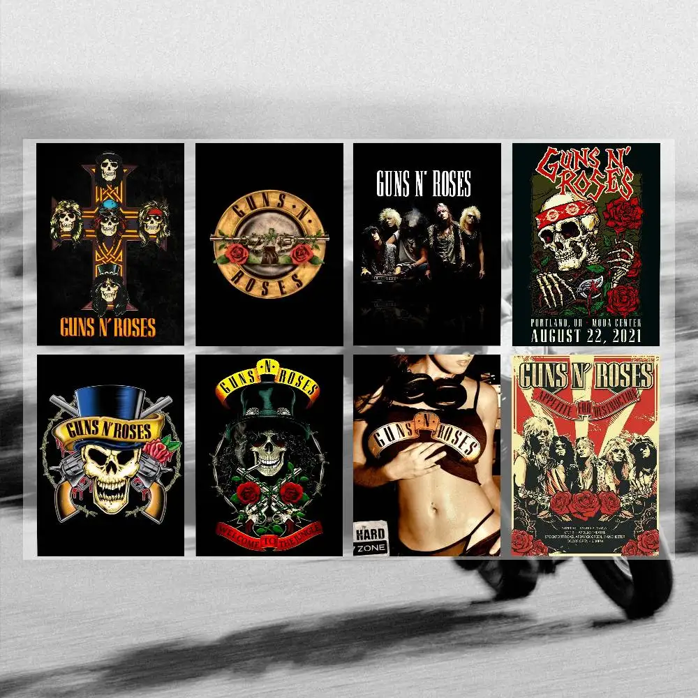 

Rock band G-Guns-N-Roses Moto Sticker Auto Body Bumper Windows Motorcycle Laptop Walls Vinyl Decal Car Tuning Accessories