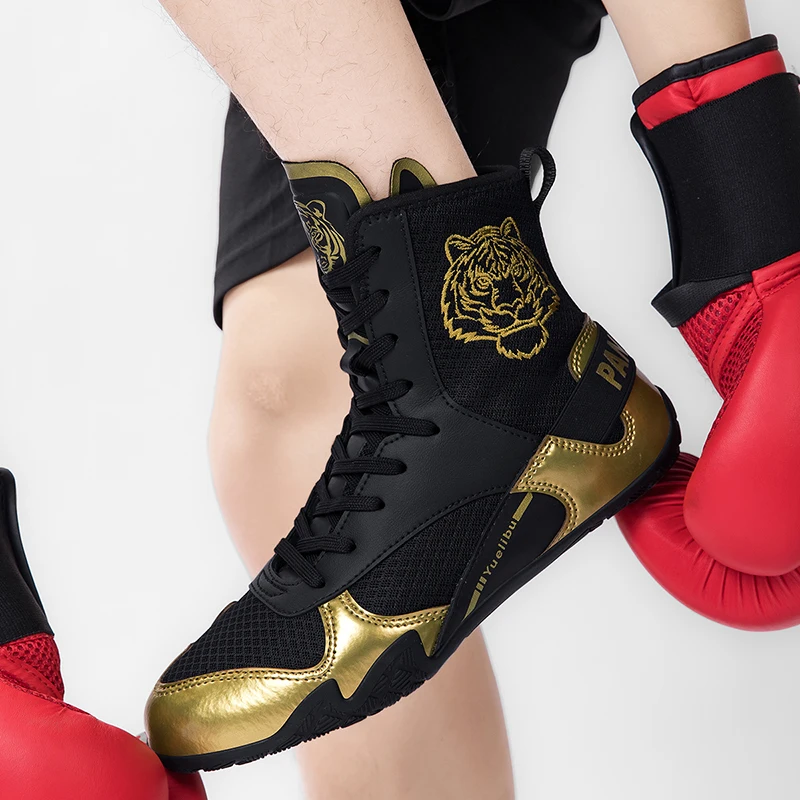 2025 uomini caldi stivali da wrestling comode scarpe da ginnastica da boxe per uomo antiscivolo uomo scarpa da combattimento scarpa da allenamento per palestra professionale uomo