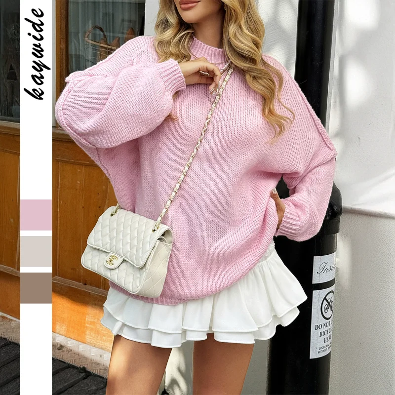 

Повседневная футболка с длинным рукавом и высоким воротником, топы, свитер, женские осенне-зимние