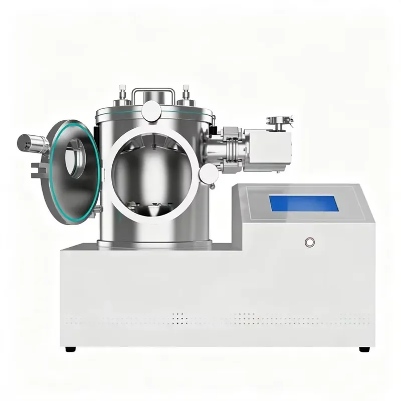 Stainless Steel Chamber Dual-Target Magnetron Sputtering Coater Sputter Coating Tester Magnetic Controlled Deposition System