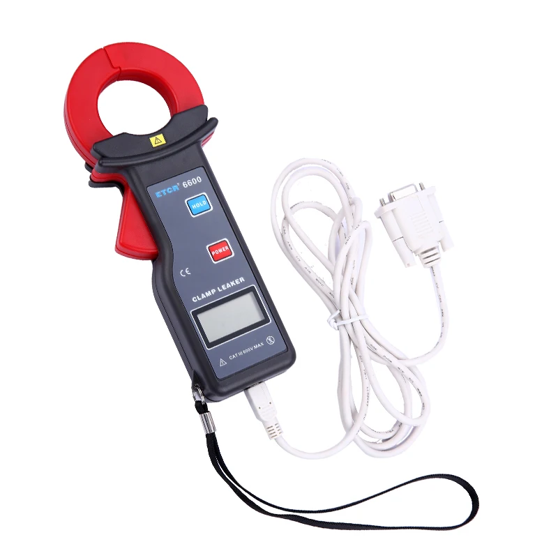 

ETCR6300 ETCR6500 ETCR6600 High Accuracy Clamp Leakage Current Meter 25*30mm 99 Datas Storage AC 0mA~60A Digital Ammeter Peak