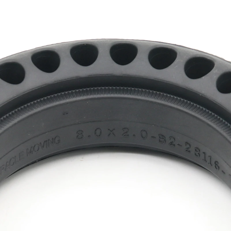 200x50 Explosion-proof Electric Scooter Solid Tire 8 Inch Tubeless Tyre Honeycomb Perforated 200*50
