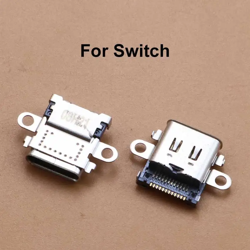 JCD 1pcs Power Jack Socket For 2DS New 3DS NDSi LL XL GBA SP PS5 USB Type-C Charging Port Connector For Switch NS Pro Lite Oled