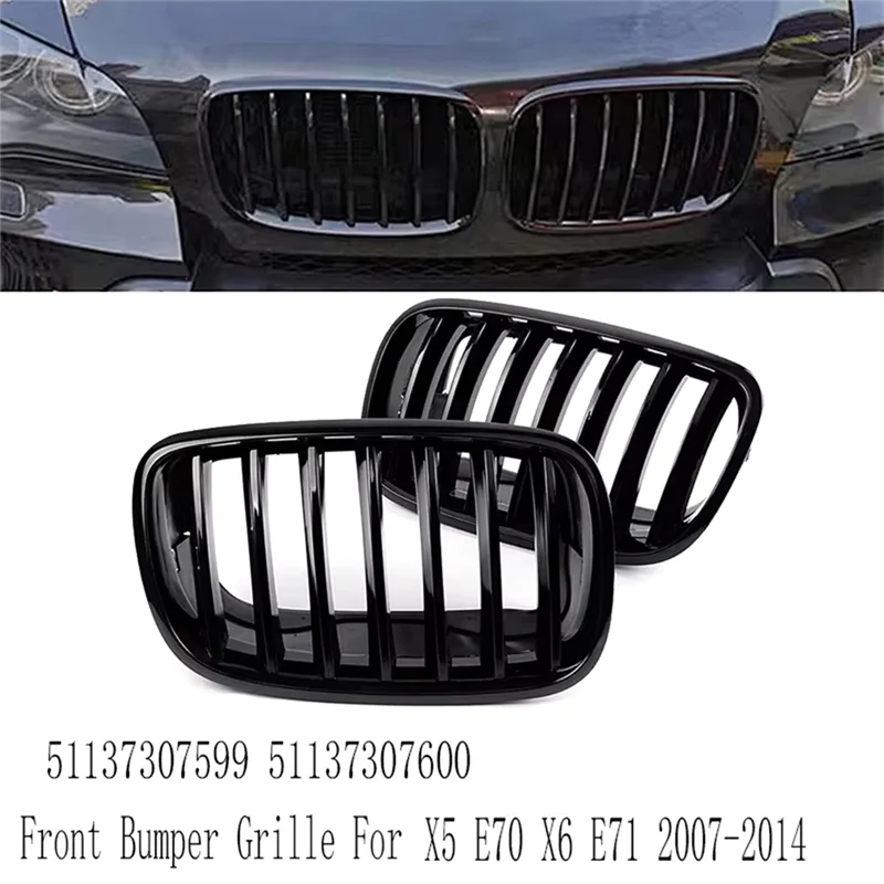 

Trending Kidney Grills Forbmw X5 Front Bumper Grille Racing Grills 51137307599 Front Mesh Grille 51137307600