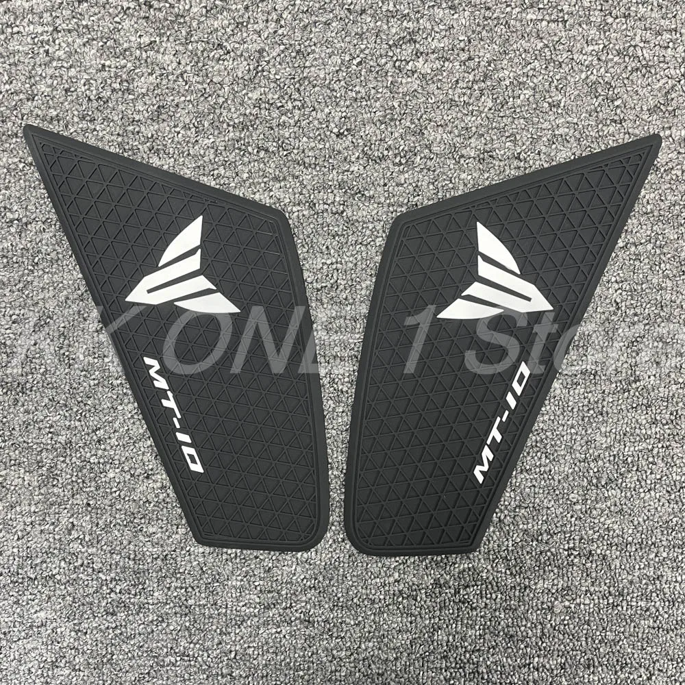 แผ่นรองถังน้ำมันสำหรับ Yamaha MT-10 MT10 Mt 10 2018-2023ด้านแผ่นป้องกันแผ่นป้องกันหัวเข่าของรถยนต์