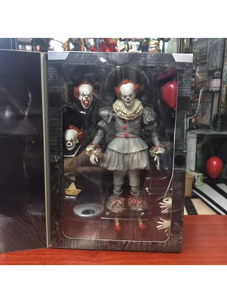 Figurka akcji Pennywise Joker w pudełku, 18 cm, nowa, zabawka, lalka, horror, prezent na Halloween, Boże Narodzenie — 2