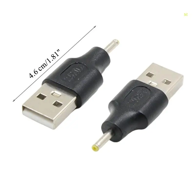 Convertitore USB USB Maschio a 5V Maschio Adattatore per 2.5 3.5 4.8 5.5mm Dropship