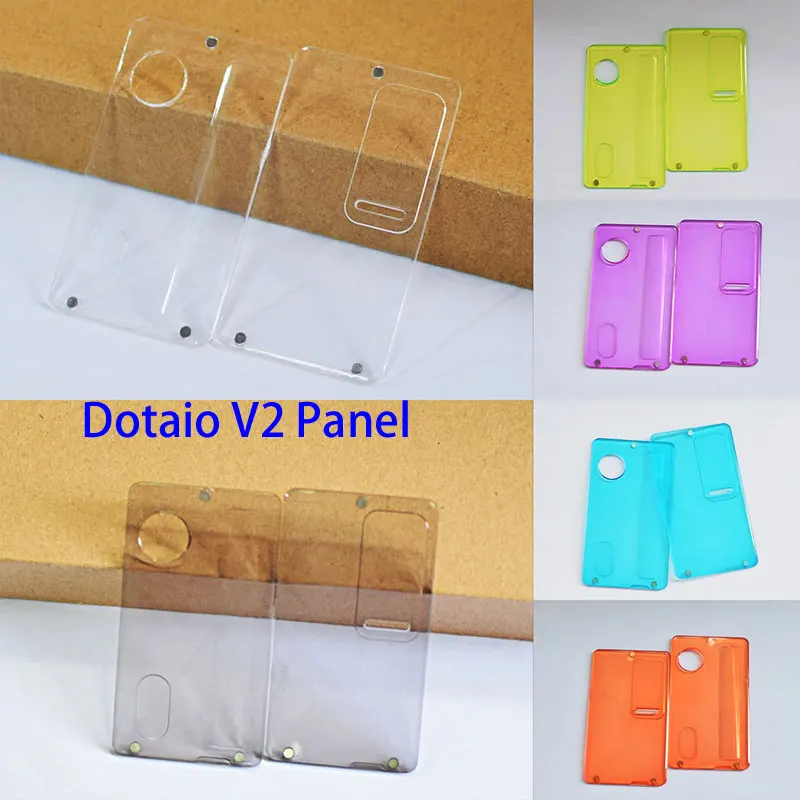 Auto Parts clear Panels for DotMod DotAIO v2 OG SE sxk BB zeza switch Pedley Replacement Cthulhu Aio Doors Panel light